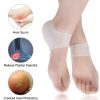 Silicone Gel Heel Pad Socks for Pain Relief 2