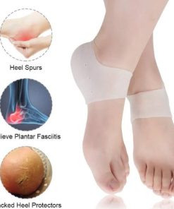 Silicone Gel Heel Pad Socks for Pain Relief 2
