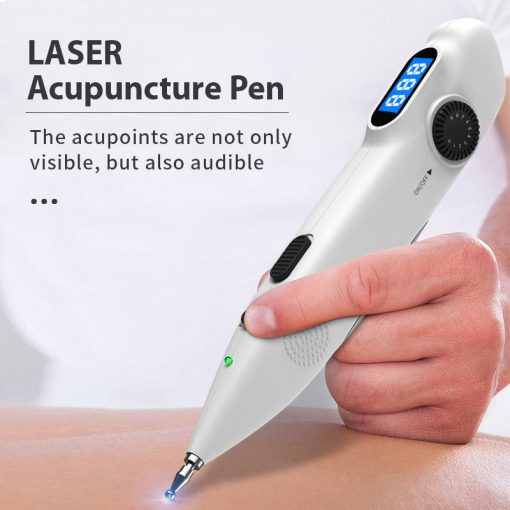 Electronic laser acupuncture pen