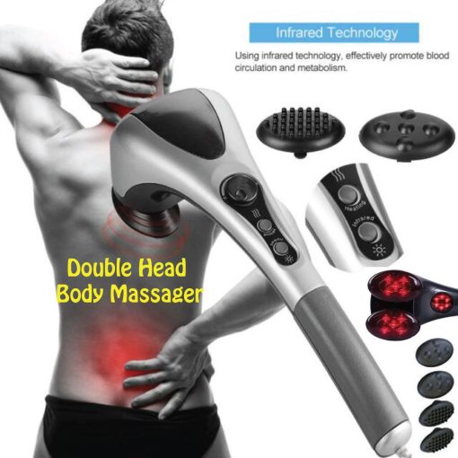 Handheld Double Head Massager