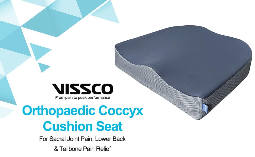 Vissco Orthopaedic Coccyx Cushion Seat Banner