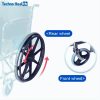 Kaiyang KY809B Steel Folding Wheelchair Front Castor