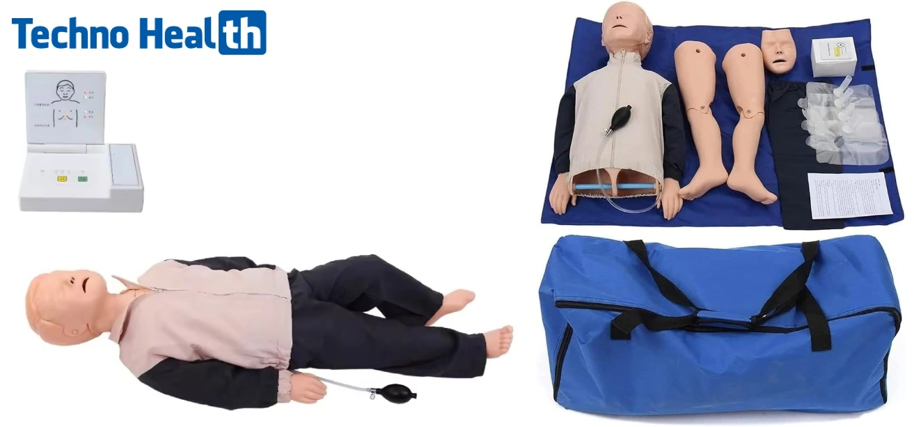 First Aid Child CPR Training Manikin Dummy with Electronic Console