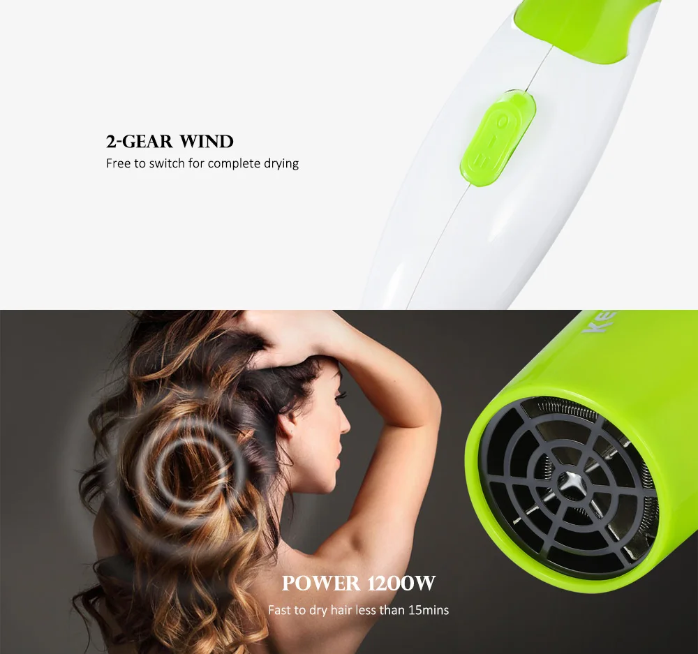 Kemei KM-6830 Hair Dryer 1200W