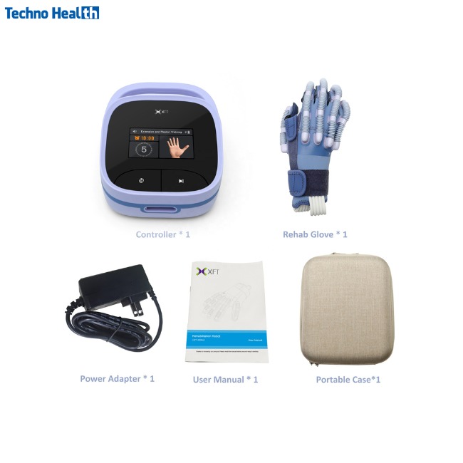 XFT-2005A Robotic Hand Gloves with EMG Biofeedback 2 Box Contain of XFT-2005A Robotic Hand Gloves with EMG Biofeedback