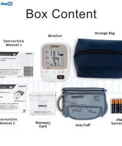 Omron JPN750 Digital Blood Pressure Monitor 3 Omron JPN750 Digital Blood Pressure Monitor - Box Content