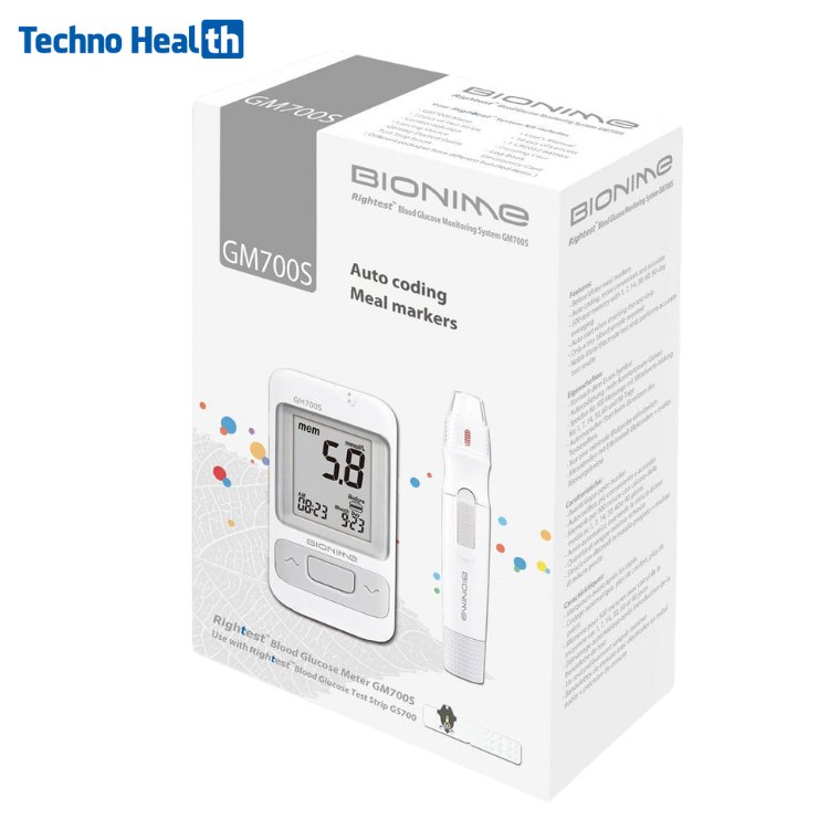 Bionime Rightest GM700S Glucometer Ι Diabetes Test Machine 4 Bionime GM700S Diabetes Machine