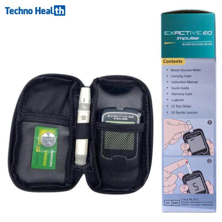 Exactive EQ Impulse Blood Glucose Meter Ι Exactive Blood Glucose Machine 3 Exactive EQ Impulse Glucometer