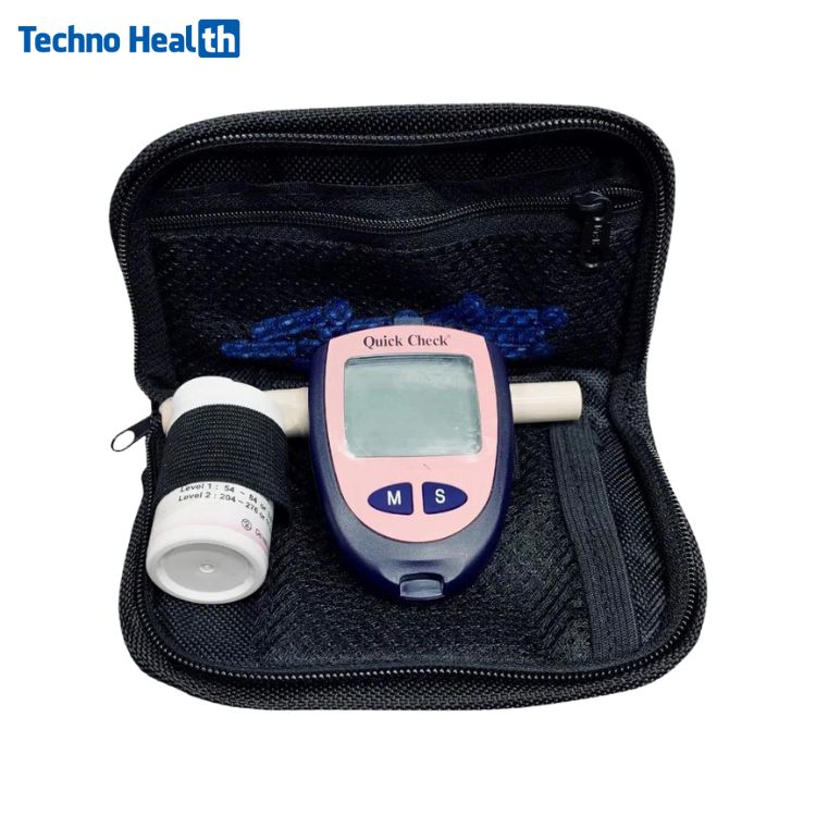 Quick Check Glucometer | Monitoring Meter for Diabetic Patient 3 Quick Check Blood Glucose Meter