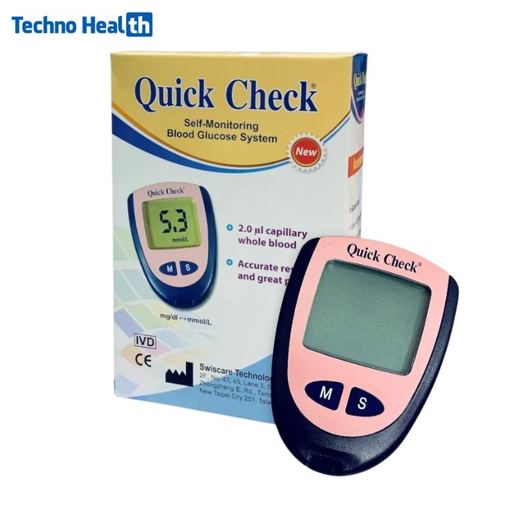 Quick Check Glucometer | Monitoring Meter for Diabetic Patient 1 Quick Check Glucometer