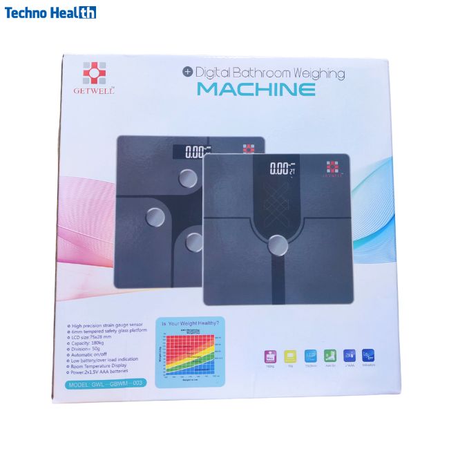 Weight Machine RFL | Personal Bathroom Scale | Smart & Accurate Body Weight Control 2 GetWell Digital Weight Machine GBWM-003