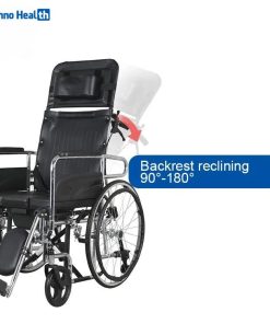 Kaiyang KY607 Foldable Commode Wheelchair | Sleeping & Shower Wheelchair with Adjustable armrest 5 Kaiyang KY607 Foldable Commode Wheelchair Price