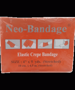 Elastic Crepe Bandage Price in BD (4"x 5 yds 2 Pcs) 5 Elastic crepe roll bandage price in BD