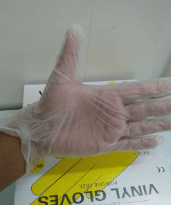 Vinyl Hand Gloves - 100 Pcs Box 5 3 1 2