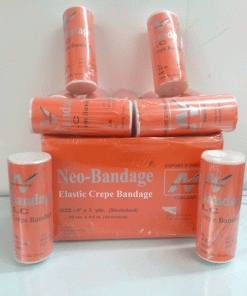 Elastic Crepe Bandage Price in BD (4"x 5 yds 2 Pcs) 4 One time roll Bandages price in BD