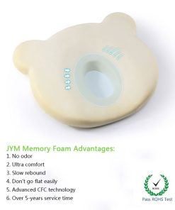 Baby Pillow for Flat Head in BD | Soft Breathable Memory Foam Sleeping Pillow for Newborn 4 Baby Pillow for Flat Head