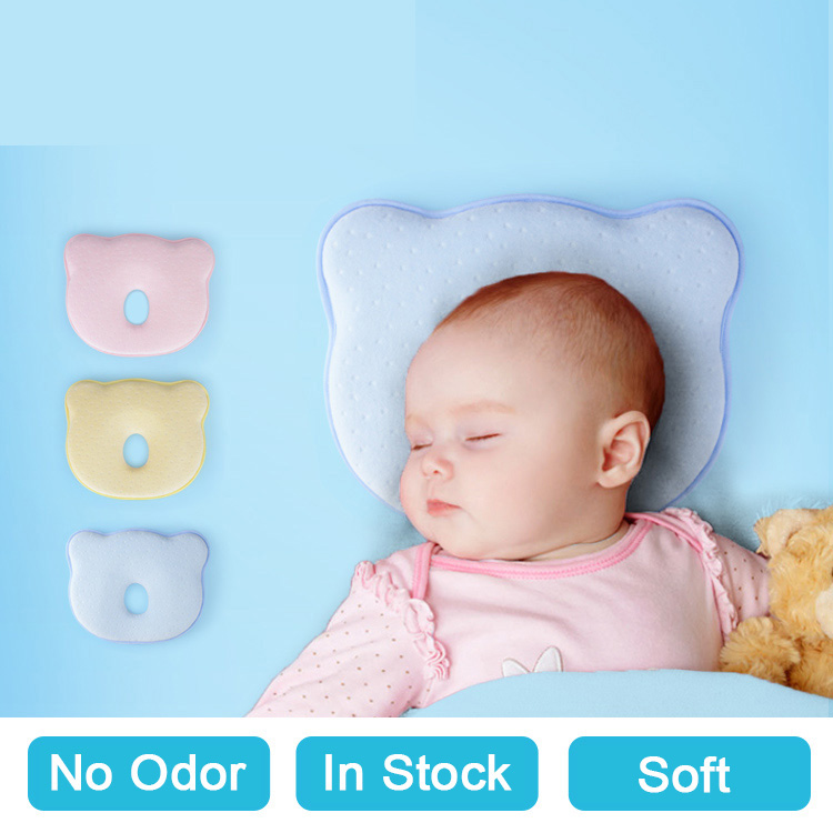 Baby Flat Head Baby Pillow for Newborn Baby Techno Health