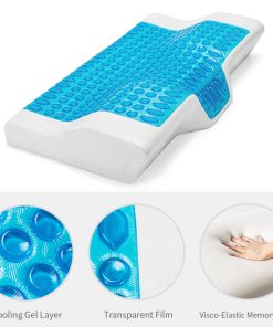 Memory Foam Gel Cervical Bed Pillow Prevent your Neck Pain 6 Bed Pillow