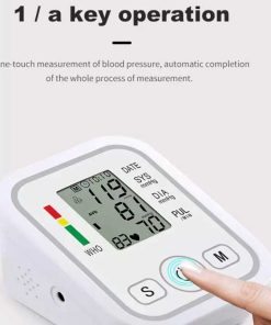 Jziki Digital Blood Pressure Machine | Easy to Use | Pulse Rate Monitoring Meter 5 Blood Pressure Machine BD