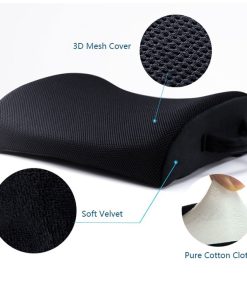 Chair Support for Upper Back Pain in BD | Seat Cushion and Lumbar Support Pillow | Memory Foam 5 Chair Support for Upper Back Pain
