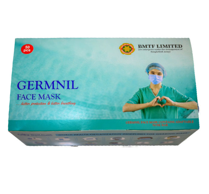 Germnil Face Mask 50's pack 3 Germnil Face Mask 50's pack - Image 3