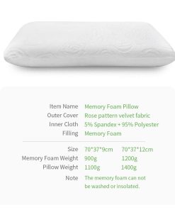 Memory Foam Bed Pillow 4 Foam Bed Pillow 1