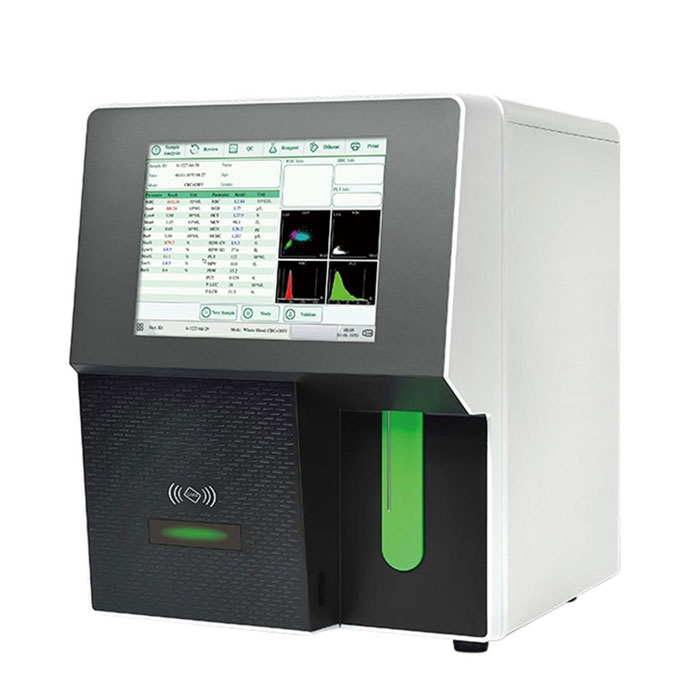 Healicom HMA-6610 5 Part Diff Clinical Auto Blood Hematology Analyzer ...