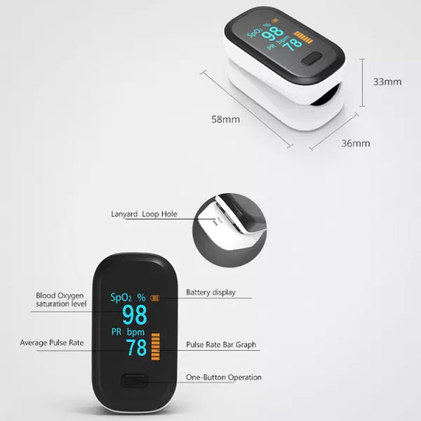 Medical Grade Pulse Oximeter - Best for Home & Clinical Use 4 Medical Grade Pulse Oximeter