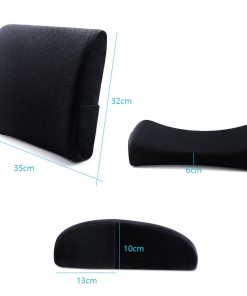 Memory Foam Lumbar Support Back Cushion for Back Pain Relief 7 Memory Foam Lumbar Support Cushion Supplier 4 1