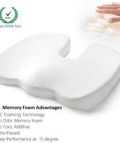 Coccyx Cushion - Multipurpose Memory Foam Tailbone Pillow 7 Multipurpose Memory Foam Seat Cushion