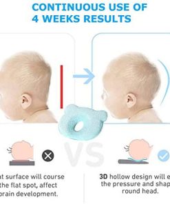 Newborn Baby Pillow for Head Shape in BD | Made of Memory Foam | Head and Neck Support for Baby 4 Newborn Baby Pillow for Head Shape