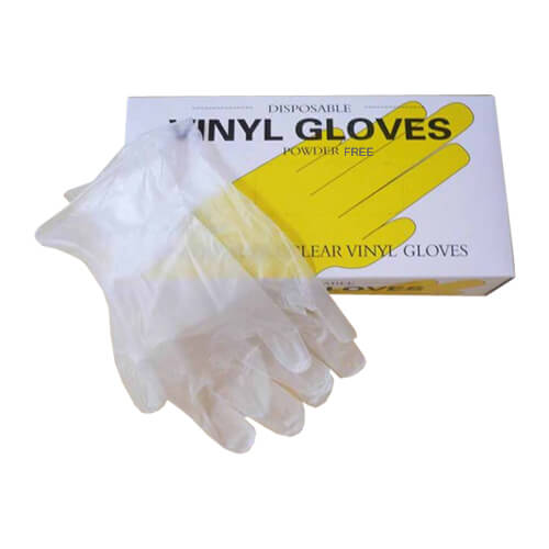 Vinyl Hand Gloves 100 Pcs Box Techno Health