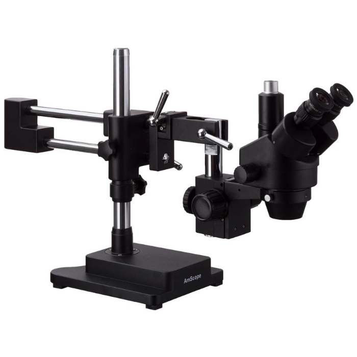 3.5X-90X Black Simul-Focal Trinocular Stereo Zoom Microscope 2 3.5X-90X Black Simul-Focal Trinocular Stereo Zoom Microscope