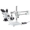 3.5X-90X Trinocular Stereo Microscope with 4-Zone 144-LED Ring Light 4 3.5X-90X Trinocular Stereo Microscope with 4-Zone 144-LED Ring Light