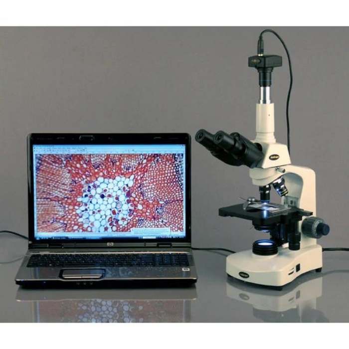 Open Box 40X-2000X 3W LED Siedentopf Trinocular Compound Microscope 3 Open Box 40X-2000X 3W LED Siedentopf Trinocular Compound Microscope