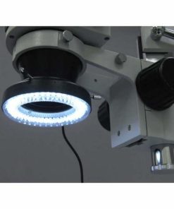 3.5X-90X Trinocular Stereo Microscope with 4-Zone 144-LED Ring Light 4 3.5X-90X Trinocular Stereo Microscope with 4-Zone 144-LED Ring Light