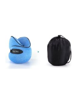 Travel Neck Pillow for Traveling on Airplane, Bus, Train 4 travel neck pillow