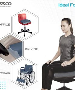 Vissco Orthopaedic Coccyx Cushion Seat For Spondylitis, Sacral Joint Pain, Lower Back & Tailbone Pain Relief 8 Vissco Orthopaedic Coccyx Cushion Seat