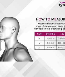 Hard Cervical Collar Tynor B-03 Adjustable 5 Adjustable Hard Cervical Collar Tynor B-03 Size Chart