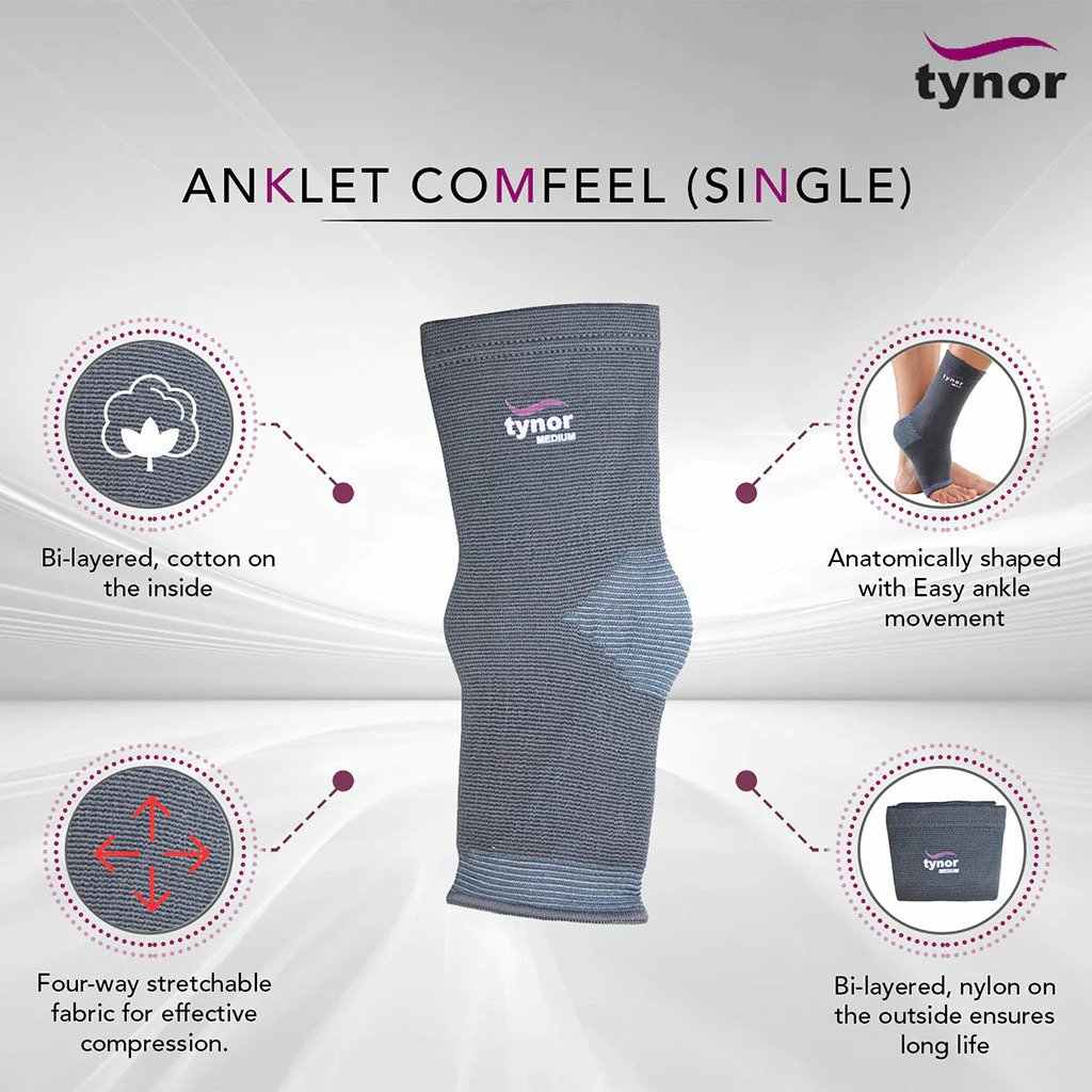 Tynor Anklet Comfeel D-25 (Pair) 2 Tynor Anklet Comfeel D-25 Price in Bangladesh
