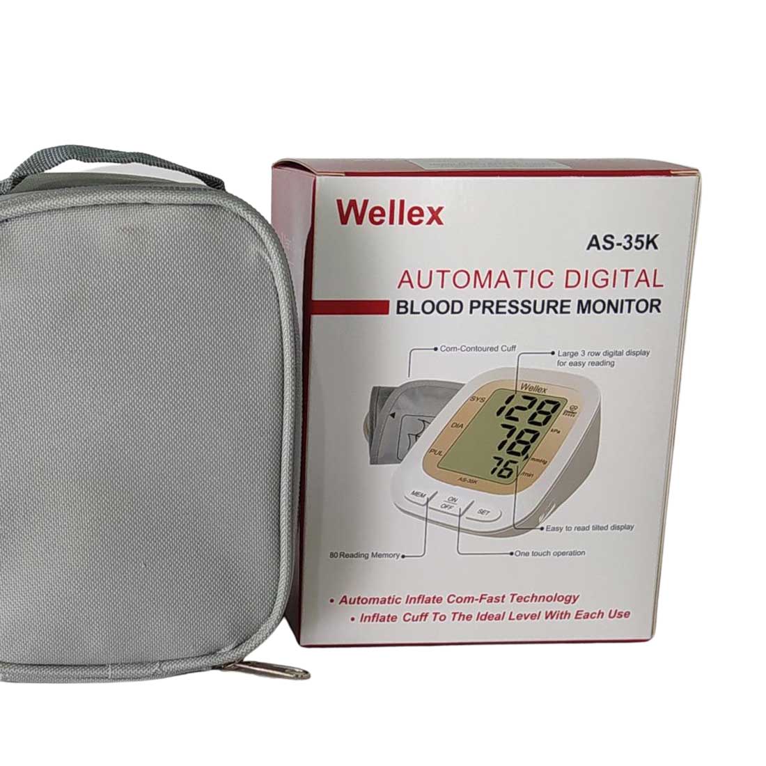 Automatic Digital BP Monitor Wellex AS35K Techno Health