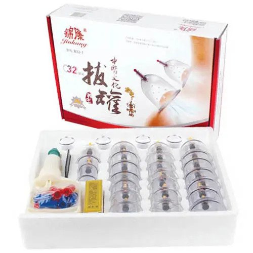 JinKang B-32 Chinese Cupping Set Ι 32 Pcs Hijama Set 1 JinKang B-32 Chinese Cupping Set Price in Bangladesh
