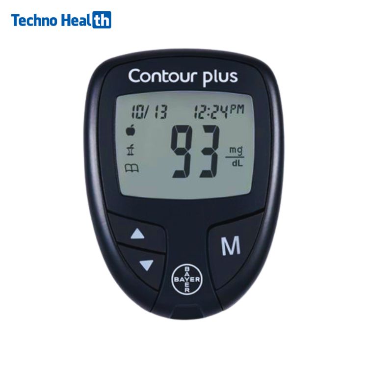 Contour Plus Glucometer Ι Square Blood Glucose Meter in BD 2 Bayer Contour Plus Glucometer