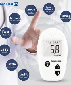 Sinocare Safe-Accu Blood Glucose Monitoring System Ι Sinocare Glucometer 6 Key Benefits of Sinocare Safe-Accu Glucometer