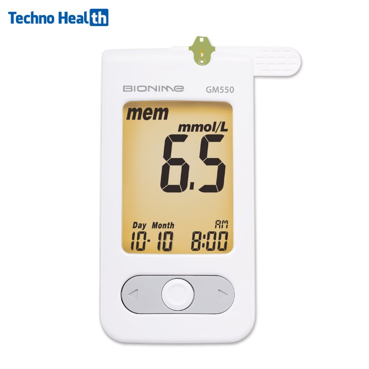 Bionime Rightest Glucose Meter GM550 1 Rightest Blood Glucose Meter GM550