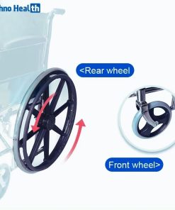 Kaiyang KY809B Steel Folding Wheelchair Ι Wheelchair for Stroke Patients 6 Kaiyang KY809B Steel Folding Wheelchair Front Castor
