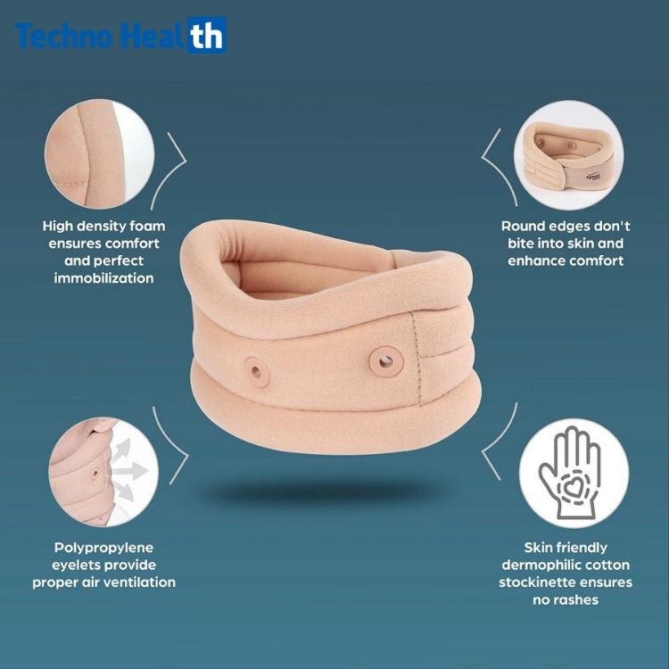 ঘাড় ব্যথার বেল্ট Ι Tynor Soft Cervical Collar Belt 2 Tynor Soft Cervical Collar B-02 Features