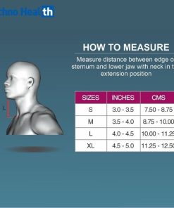 ঘাড় ব্যথার বেল্ট Ι Tynor Soft Cervical Collar Belt 9 Tynor Soft Cervical Collar B-02 Size Chart