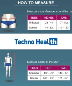 মেরুদণ্ড সোজা করার বেল্ট - Tynor Taylor Brace 6 Tynor Taylor Brace Size Chart