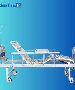 Two Function Manual Hospital Bed 5 Two Function Manual Hospital Bed - Backrest and Knee rest Option